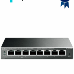 TP-LINK TL-SG108PE - Easy Smart Switch PoE JetStream con 8 puertos de 10/100/1000 Mbps y una capacidad de suministro de 64 W.