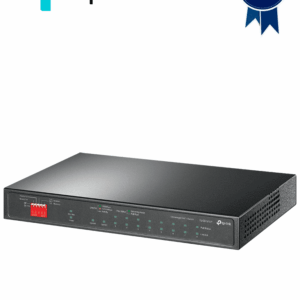 TP-LINK TL-SG1210P - Switch de escritorio PoE+ no administrable con 8 puertos 10/100/1000 Mbps, 1 puerto 10/100/1000 Mbps (Uplink), 1 puerto SFP y capacidad de suministro de 63W.
