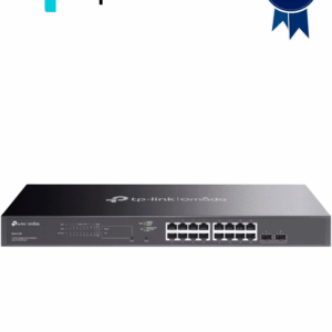 TP-LINK TL-SG2218P - Switch inteligente de 16 puertos POE+ Gigabit JetStram , 2 puertos SFP , POE 802.3at/af , 150W totales , Gestión centralizada con OMADA , soporta QoS L2/L3/L4 y snooping IGMP , IPV6 , ACL , DHCP Snooping, 802.1X.
