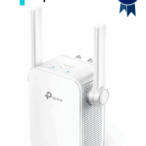 TP-LINK TL-WA855RE - Repetidor inalámbrico universal de señal WiFi hasta 300Mbps en 2.4GHz, con 2 antenas externas, 1 puerto RJ45, modo extensor de rango y punto de acceso.