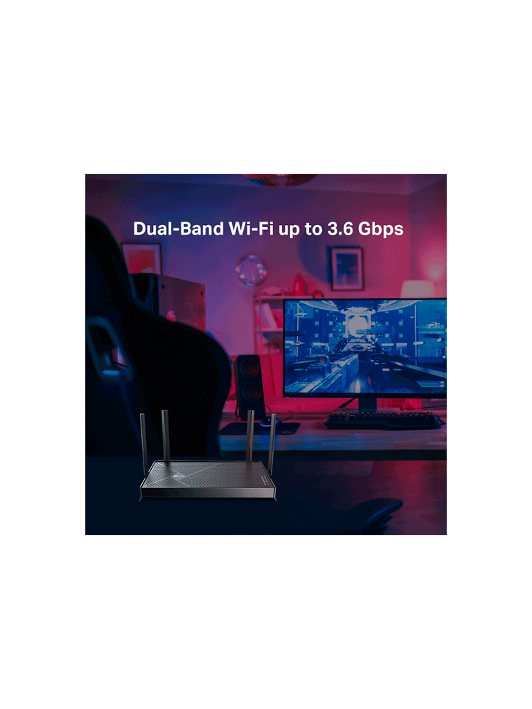 TP-LINK Archer BE230 - Router Wi-Fi 7 con Puertos Multi-Gigabit/ WiFi 7 de Doble Banda a 3.6 Gbps/ Compatible con EasyMesh/ 2× Puertos de 2.5Gb - Image 3