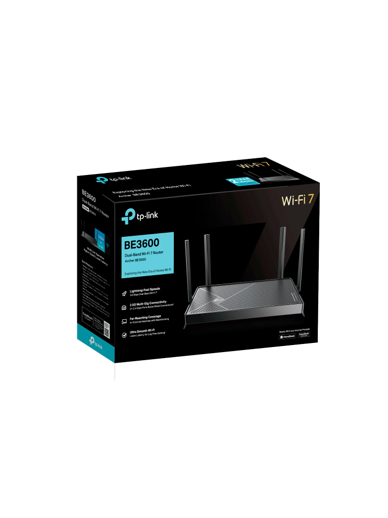 TP-LINK Archer BE230 - Router Wi-Fi 7 con Puertos Multi-Gigabit/ WiFi 7 de Doble Banda a 3.6 Gbps/ Compatible con EasyMesh/ 2× Puertos de 2.5Gb - Image 4