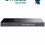 TP-LINK TL-SG2218 - Switch Omada SDN Administrable con 16 puertos Gigabit y 2 puertos SFP, equipado con funciones avanzadas como sFlow, QinQ y QoS, y gestión centralizada a través de OMADA.