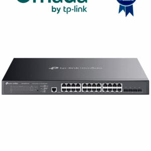 TP-LINK TL-SG3428XMP - Switch L2+ Omada PoE+ con 24 puertos PoE+ 10/100/1000 Mbps, 4 puertos SFP+ 10G y consola RJ45/microUSB, además gestión centralizada Omada/Stand-Alone, soporte Multicast IGMP, QoS y presupuesto PoE 384W, versión 3.0