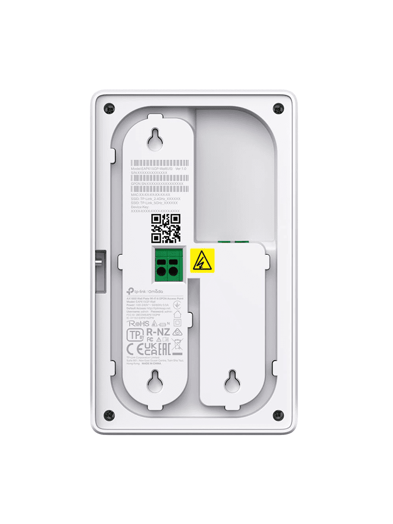 TP-LINK EAP615GP-Wall - GPON Punto de Acceso WiFi AC de Pared/ Velocidad de Hasta 1.2Gbps en 5GHz y 574Mbps en 2.4GHz/ Multi SSID & Beamforming/ Capacidad para VoIP/ Gestión Centralizada Omada - Image 5