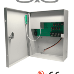 SAXXON PSU1210D9B - Fuente de Poder de 12 vcd/ 10 Amperes/ Para 9 Camaras/ Compatible con Bateria de Respaldo/ 1.1 Amper por Canal/ Protección contra Sobrecargas/ Certificación UL/