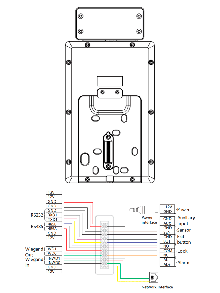 ZKTECO PROFACE X TI - Terminal de Control de Acceso y Asistencia Facial y Palma con Medición de Temperatura y Detección de Cubrebocas/ Lectura de QR / 30000 Rostros/ Serie Visible Light - Image 4