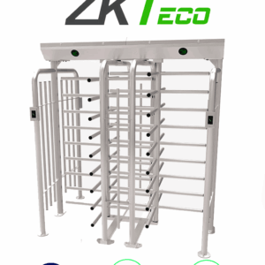 ZKTECO FHT2322D - Torniquete de Cuerpo Completo / Doble Carril con 3 Brazos a 120 Grados / Acero Inoxidable / Incluye 4 Lectores FR1200 y Panel INBIO PULL