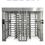 WEJOIN WJFTH613B - Torniquete de Cuerpo Completo Full Height Doble Carril para Control de Acceso / Uso Exterior / Compatible con RFID, Huella y QR / Seguridad Industrial / 5 Millones de Ciclos