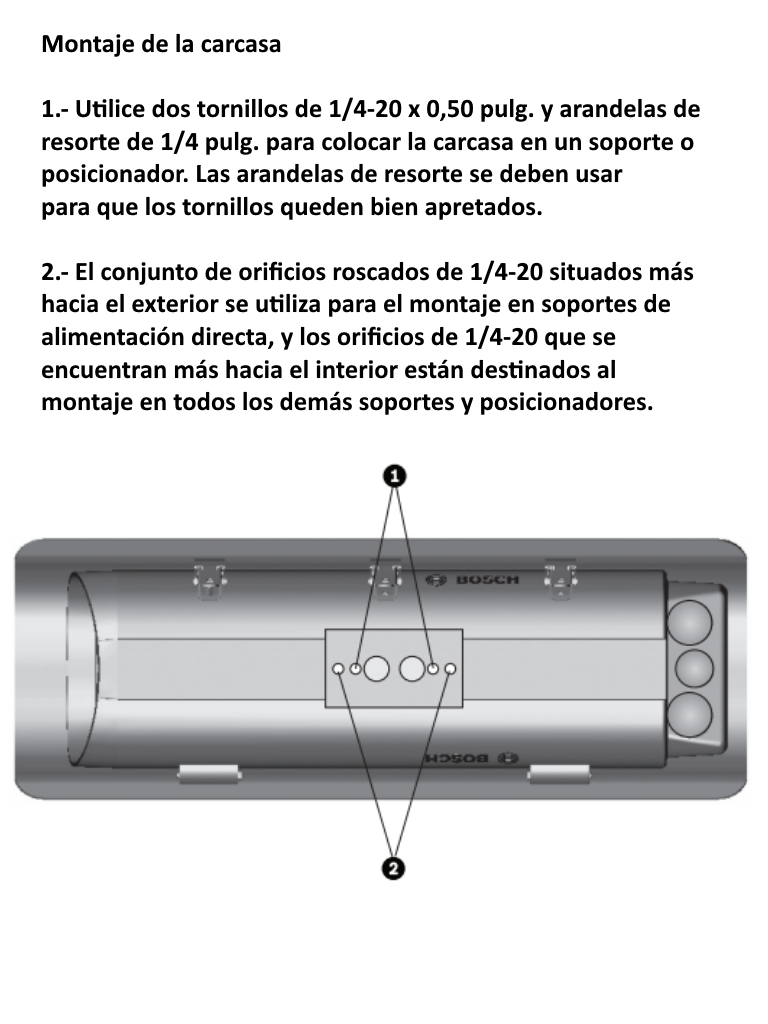 BOSCH V_UHIOG0 - Gabinete para camara profesional / Para interior - Image 3
