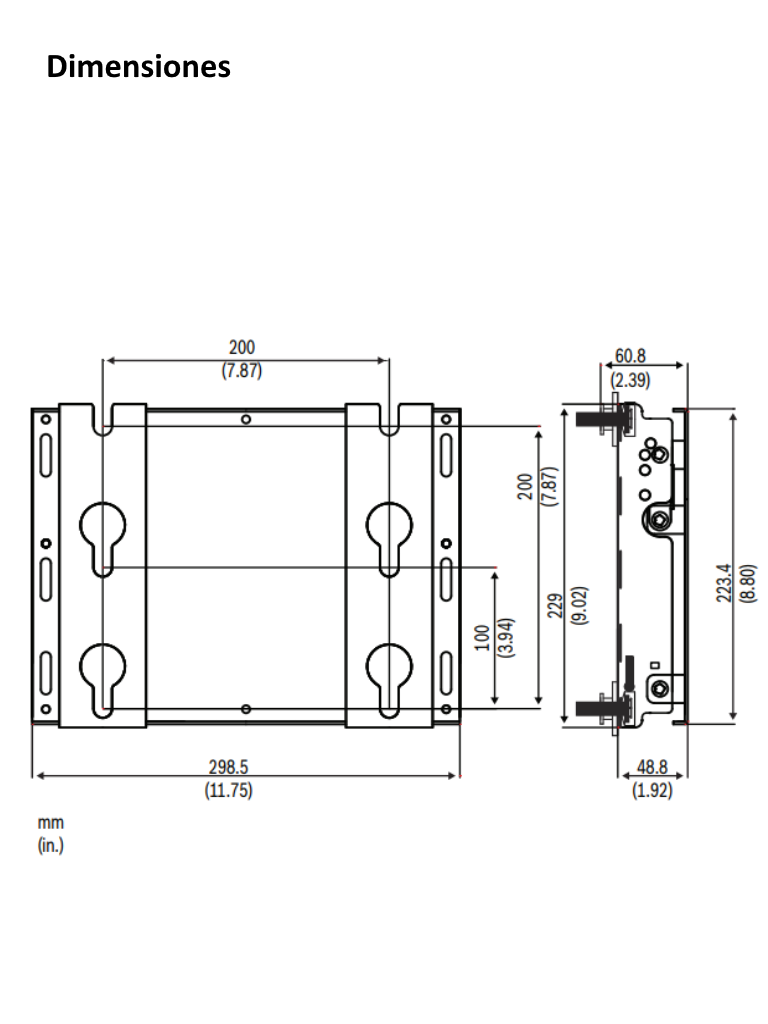 BOSCH V_UMMWMT32 - Soporte de pared para monitor de 27 a 32 pulgadas - Image 2
