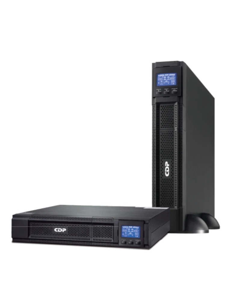 CDP UPO11-1RT AX - UPS de 1000VA y 1000W con 8 terminales, 4 programables, pantalla LCD, 5 min de respaldo a carga completa, disponible sobre pedido. - Image 2