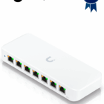 UBIQUITI USW-ULTRA-60W - Switch UniFi Ultra capa 2, de 7 puertos POE+ de salida y 1 puerto POE++ de entrada, 52W totales, Incluye adaptador de corriente alterna.