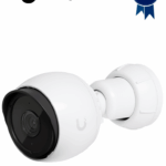 UBIQUITI UVC-G4-BULLET - Cámara IP bullet para exterior, 4 MP, Lente fijo, Iluminadores IR 9 mts, Micrófono integrado, Deteccion de eventos IA