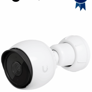 UBIQUITI UVC-G4-BULLET - Cámara IP bullet para exterior, 4 MP, Lente fijo, Iluminadores IR 9 mts, Micrófono integrado, Deteccion de eventos IA