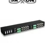 SAXXON VBMC-01 - Transceptor pasivo de 16 canales, soporta resolución hasta 4K a 150m, HDCVI/TVI/AHD/CVBS, 720p a 350m, 1080p a 200m, 4MP a 200m