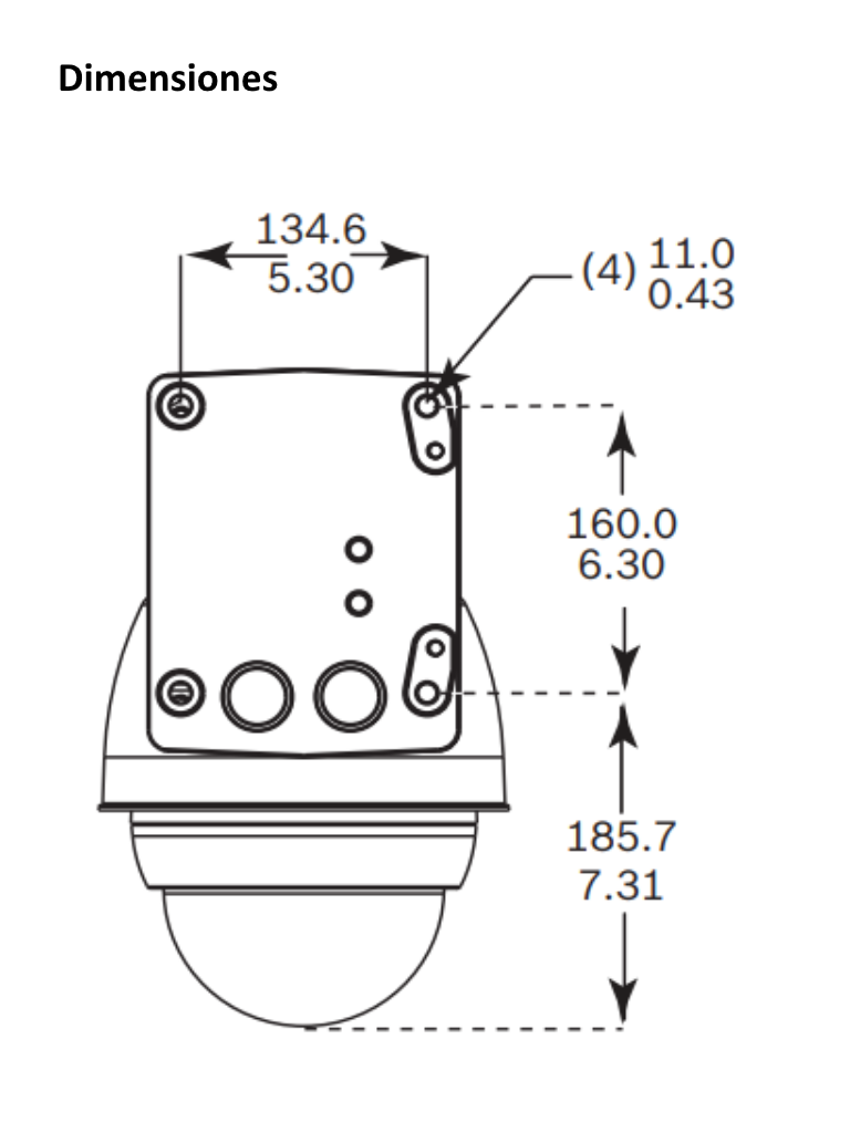BOSCH V_VG4APA1AT4 - Soporte de brazo para instalacion en pared de PTZ / Transformador de 120VCA / Compatible con AUTODOME - Image 2