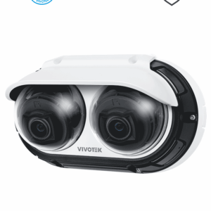 VIVOTEK MA9312-EHTV - Camara IP domo exterior, 2 Lentes de 8MP 4K Varifocal 4.3-9.8mm, IR 20Mts, Real Sight Engine IA, Microfono Integrado, Deep Search IA, Deep Learning VCA IA,  Proteccion IP67, IK10, NEMA 4X, Ciberseguridad Trend Micro, ONVIF