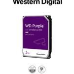 WESTERN WD34PURZ - Disco Duro de 3TB Purple/ Especial para Videovigilancia/ Trabajo 24/7/ Interface: Sata 6 Gb/s/ Hasta 64 Cámaras/ Hasta 16 Bahías de Discos Duros/ 3 Años de Garantía / 6Gb/s
