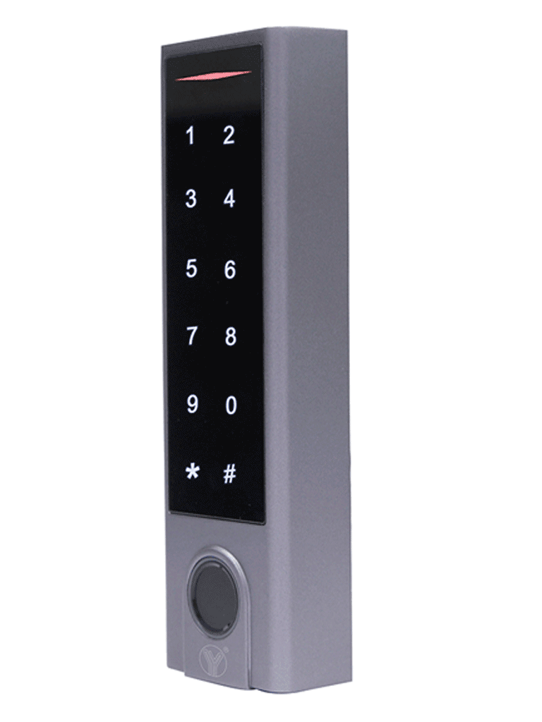 YLI YK1068A - Control de Acceso con Teclado Touch / Huella / Tarjetas ID 125 Khz / Exterior / Entrada Wiegand para Lector Esclavo - Image 2