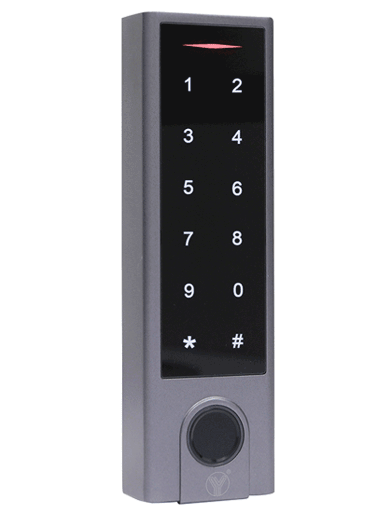 YLI YK1068A - Control de Acceso con Teclado Touch / Huella / Tarjetas ID 125 Khz / Exterior / Entrada Wiegand para Lector Esclavo - Image 3