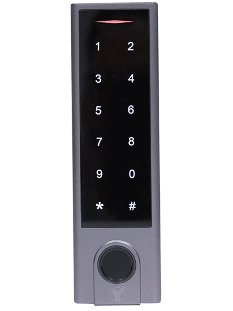 YLI YK1068A - Control de Acceso con Teclado Touch / Huella / Tarjetas ID 125 Khz / Exterior / Entrada Wiegand para Lector Esclavo - Image 4