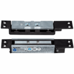 YLI YM2400SL - Cerradura Magnética 1000 Kg (2200Lbs) de Fuerza de Sujeción, Indicador LED, Retardo de Tiempo Ajustable y Voltaje Dual 12V