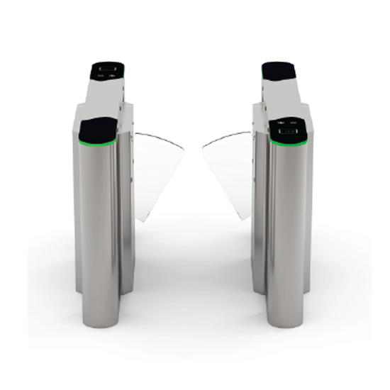 ZKTECO FBL6000PRO - Barrera Peatonal Tipo Flap Bidirecc. / 2 Chasis Acero SUS304 / Aletas de Acrílico / Infrarrojos / Carril 60 cm / 110V / 30 Personas x Min / 5 millones de Ciclos / Exterior Protegido / No cuenta con Lectores y Panel - Image 2