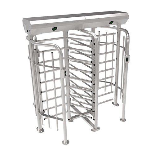 ZKTECO FHT2322D - Torniquete de Cuerpo Completo / Doble Carril con 3 Brazos a 120 Grados / Acero Inoxidable / Incluye 4 Lectores FR1200 y Panel INBIO PULL - Image 6