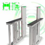 ZKTECO MST150 PRO - Barrera Peatonal Abatible tipo Swing / 2 Chasis Acero SUS304/ Detector de Metales Integrado/ 15 Zonas/ 30 personas x minuto / 8 pares de sensores infrarrojos / Anti-Tailgating / Servo Motores / Apertura configurable 1s a 5s