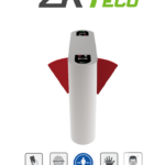 ZKTECO PROENTRANCE FB02FP - Flap Barrier de Acero Inoxidable Doble Flap/ 30 personas por minuto /RFID + FP /Viene con 2 lectores de Huella FR1500 y un panel inBio206 Pro