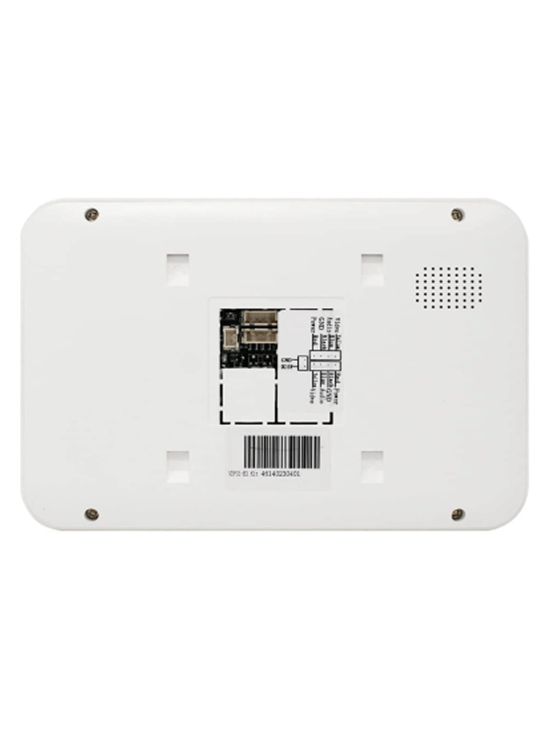 ZKTECO VDPIB3 - Monitor LCD de 7 pulgadas para Videoportero Analógico / Conexión mediante 4 Hilos / Resolución 800*480 píxeles / Imagen Nítida / Botón de NO Molestar / Hasta 25 Tonos Diferentes - Image 2