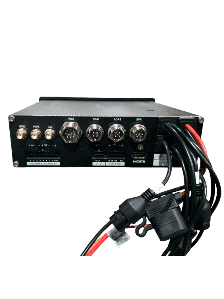 DAHUA DHI-MNVR8208-GFWI - NVR móvil de 8 canales IP (PoE) + 2 analógicos, Resolución 1080p, Comunicación Ethernet, Wi-Fi y 3G/4G, Incorpora GPS, Analíticos: DSM, ADAS, reconocimiento de rostro y ANPR, Admite 2 HDD/SSD (2.5") y 1 SD, E&S Alarmas - Image 3