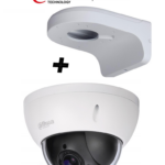 DAHUA SD22204IGCPAK - Camara mini PTZ de 2 MP  HDCVI / 4X Zoom óptico con brazo de pared PFB203W incluido