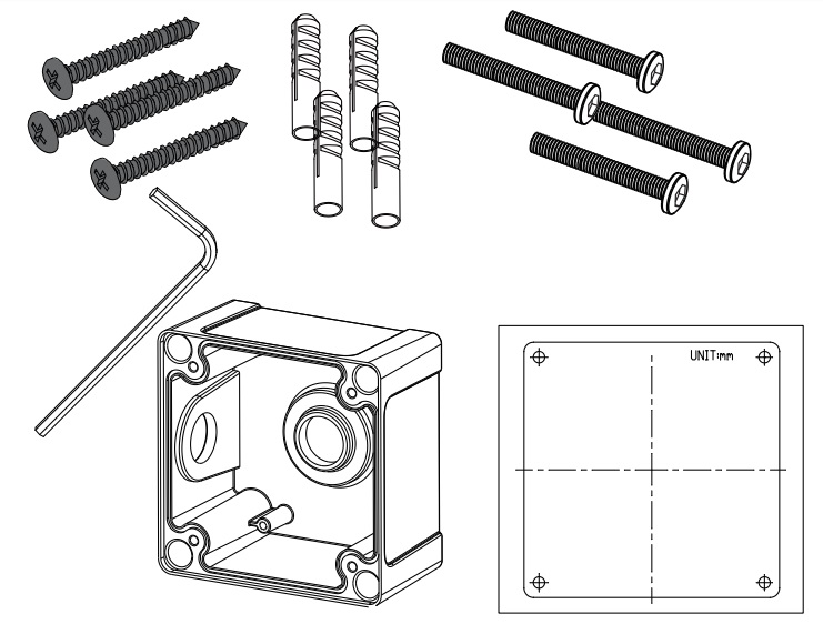VIVOTEK AM-719_V01 - Caja de conexiones para exterior, compatible con montaje en pared o cualquier superficie plana - Image 2