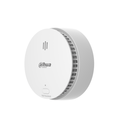 DAHUA DHI-HY-SA21A-W2 - Detector de humo inalámbrico, Sensor fotoeléctrico de doble cámara, Sirena de 85dB, Botón de prueba y silenciar, LED indicador, App DMSS, Frecuencia 433 MHz, Tecnología: AirShield, Compatible con HUB 1.0 y HUB 2.0 - Image 4