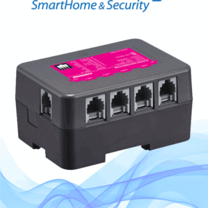 COMMAX CMD404CFU - Distribuidor de piso para conexión de hasta 4 monitores Commax para solución de apartamentos con el frente de calle clave cmx104052, requiere fuente RF2A a 24VDC/ Departamental