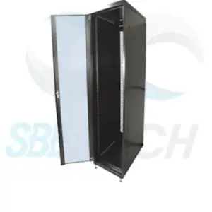 SBE TECH SBE-GNL42URP6001.2PC - Gabinete de piso en acero de alta resistencia con pintura electrostática y paneles laterales desmontables. Medidas: 2050x600x1200 mm
