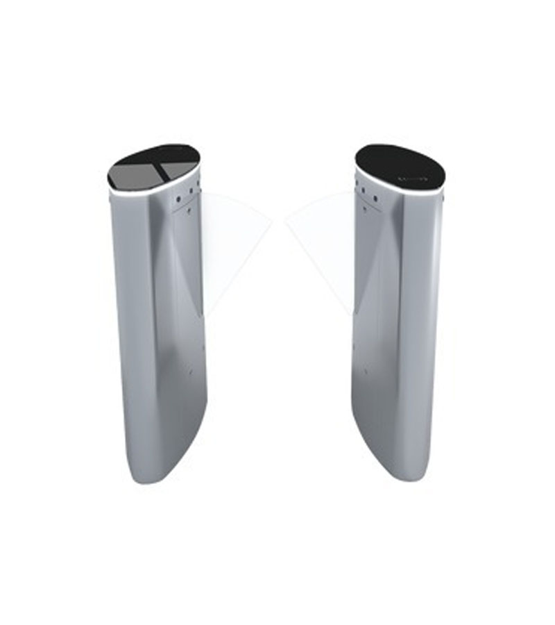 ZKTECO FBL5022 - Barrera Peatonal Tipo Flap Bidirecc. / 2 Chasis Acero SUS304/ Cristal Templado / Aleta de Acrílico / Carril 60 cm / Exterior Protegido / 30 a 40 Personas X Min / 2 Millones de Ciclos / Incluye Panel INBIO260 PULL y Lectores FR1200 ID - Image 3