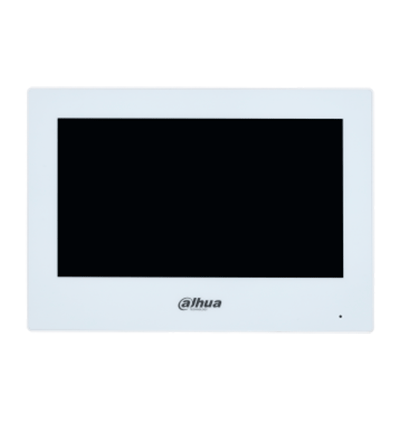 DAHUA VTH2621GW-P - Monitor IP Touch de 7 Pulgadas/ Serie Lite/ Blanco/ Poe Estandar/ 6&1 E&S de Alarmas/ Uso Interior/ Modo No Molestar/ H.265/ Soporta Hasta 4 Frentes de Calle y 4 Monitores Adicionales/ - Image 2
