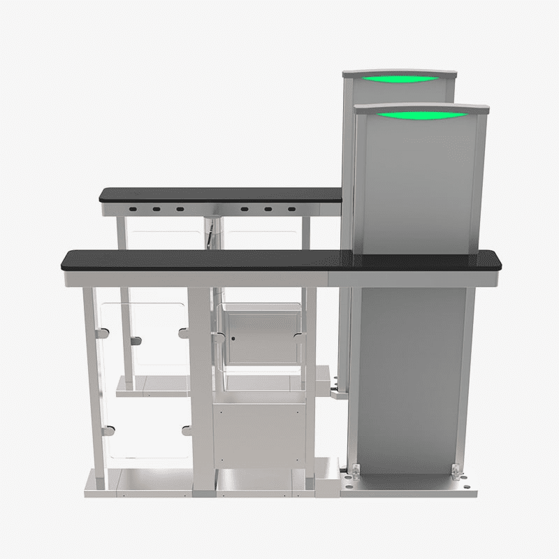 ZKTECO MST150 PRO - Barrera Peatonal Abatible tipo Swing / 2 Chasis Acero SUS304/ Detector de Metales Integrado/ 15 Zonas/ 30 personas x minuto / 8 pares de sensores infrarrojos / Anti-Tailgating / Servo Motores / Apertura configurable 1s a 5s - Image 5