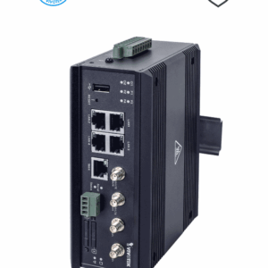 VIVOTEK AN-P01 - Router Industrial LTE WIFi PoE para Vehiculos, 4 puertos PoE GE, 1 puerto LTE Dual Simm, 1 puerto GE WAN, 1xDI/1xDO, 1 puerto GNSS