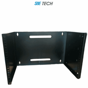 SBE TECH SBE-HB-7 Bracket de pared de 7UR / Rack de pared / 19" ancho x 12" prof., negro