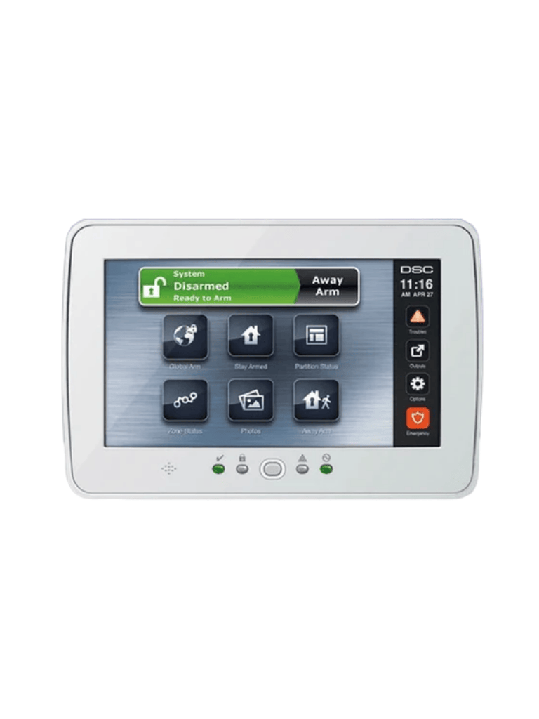 DSC HS2TCHPN - Teclado Cableado de Pantalla Táctil de 7’’ con Lector de Proximidad admite 128 zonas compatible con NEO - Image 2