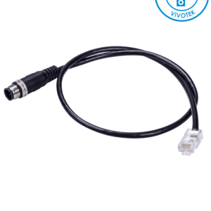 VIVOTEK AO-004 - Cable M12 (Conector macho 4-Pin D Code) a Conector RJ45, 60cm
