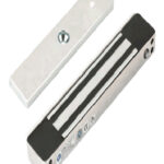 YLI YM180WS - Cerradura Magnética para exterior IP68 / Fuerza de Sujeción 180Kg /350Lb / Voltaje dual / Puertas de madera, vidrio, metálica