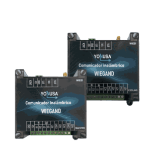 YONUSA WIE01 - Convertidor de lectora para control de acceso (cableado a inalámbrico) / 1 Wiegand / 2 Relevadores / 2 Entradas / 1.6 KM de distancia