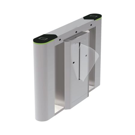 ZKTECO FBL6200PRO- Barrera Central Tipo Flap Bidireccional / Acero SUS304 / Aletas de Acrílico / Infrarrojos / Indicadores Led / Carril 60 cm / 110V / 30 Personas x Min / 5 millones de Ciclos / Exterior Protegido / No cuenta con Lectores y Panel - Image 2