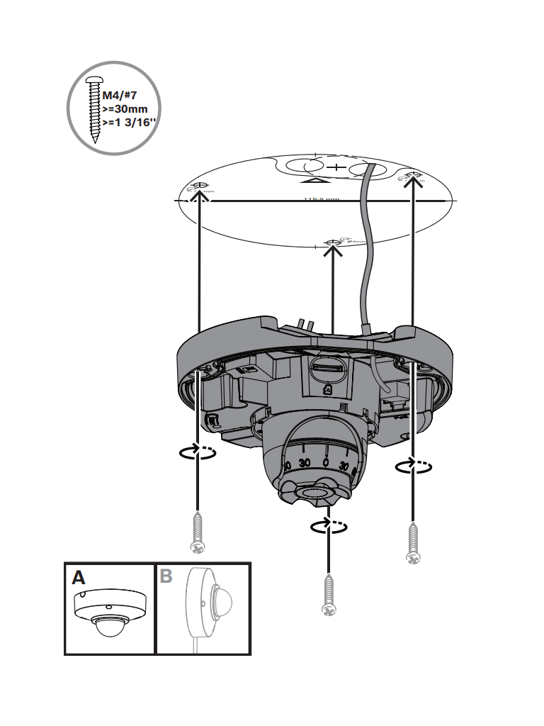 BOSCH V_NUE3702F02 - Microdomo 2MP HDR 137° IP66 IK10 / Flexidomo 3100i / Exterior - Image 8