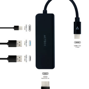Docking station 4 en 1 GATE 4P DH645 ACTECK